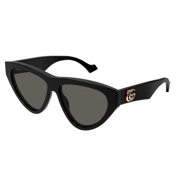 NEW Gucci Sunglasses GG1333S 001 Black Grey Women Authentic - Picture 2 of 9
